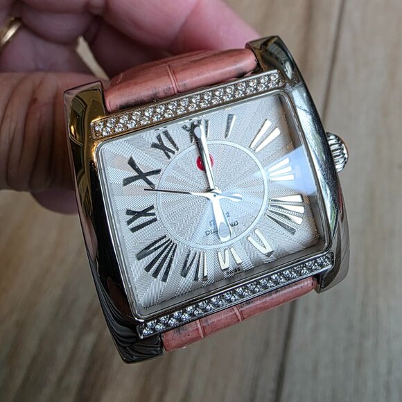 FREE @! Michele Rare Design Diamond Sport MW2 Watch - Picture 1 of 9
